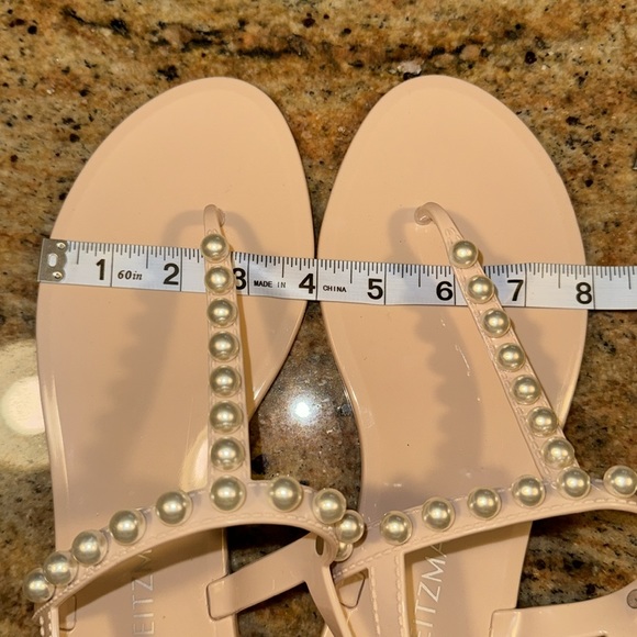 EUC Stuart Weitzman Goldie Embellished Sandals, Size 10 - Picture 12 of 12